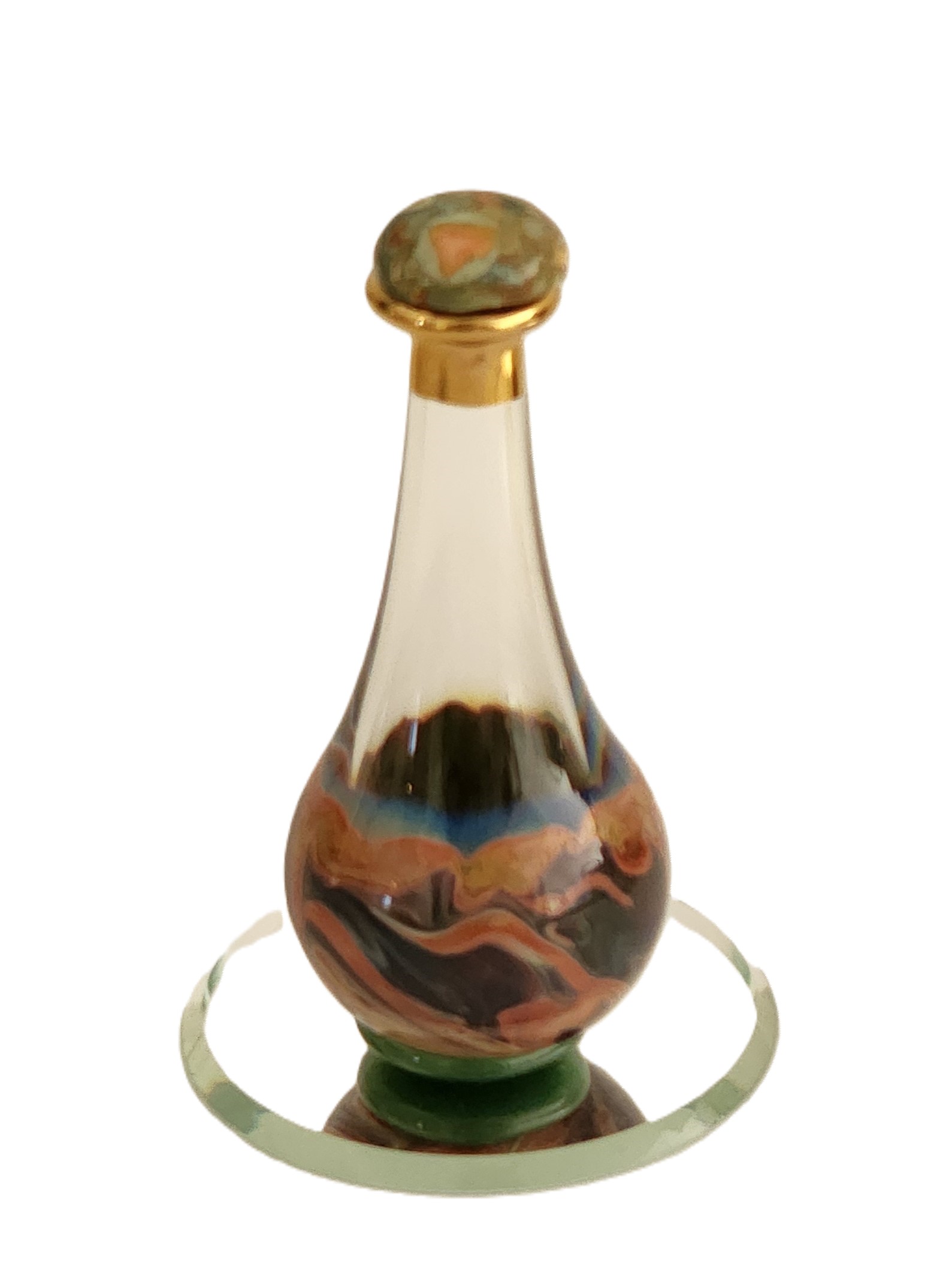 Orange Olive Tear Bottle